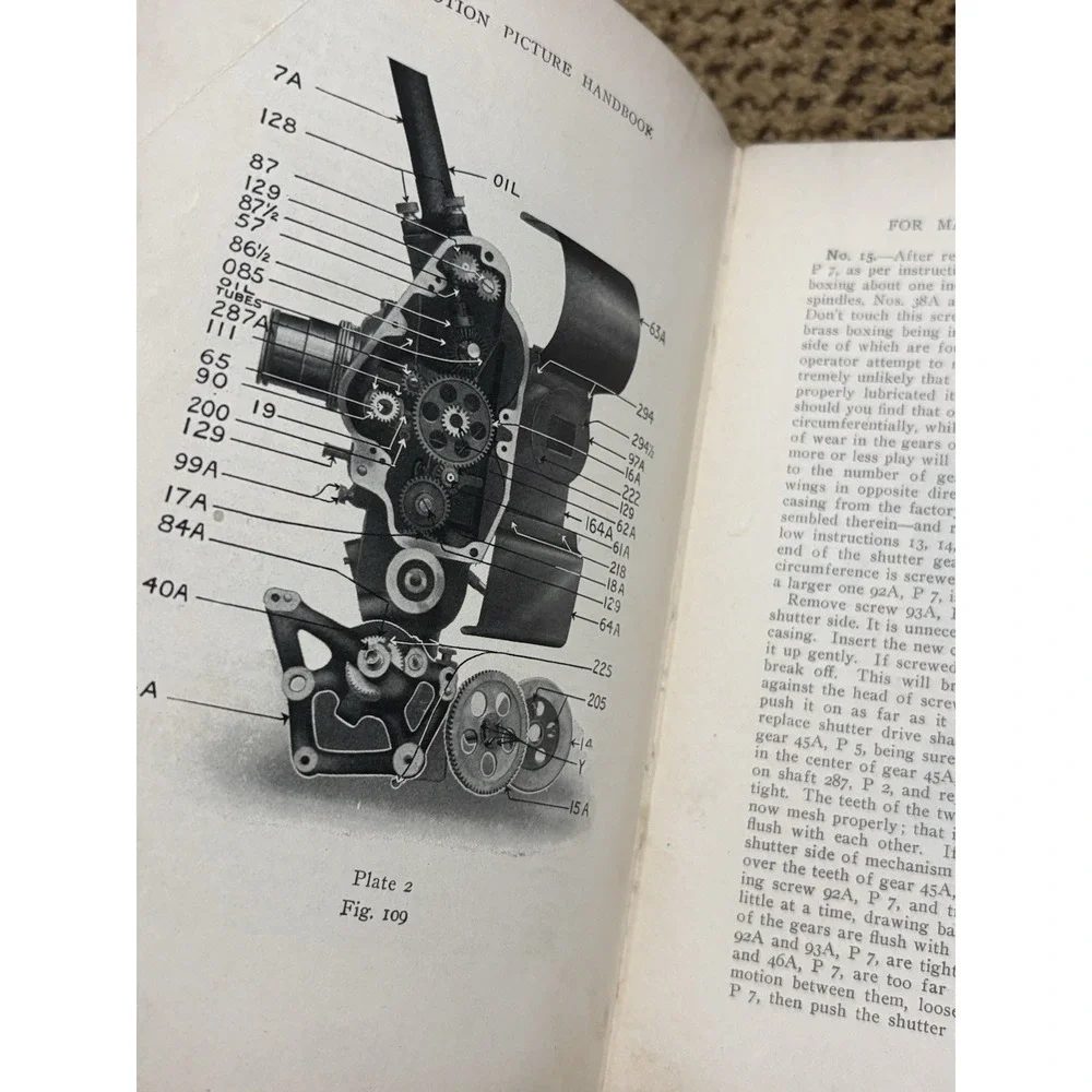 1912 Motion Picture Handbook F.H. Richardson 2nd Edition Silent Film Projection